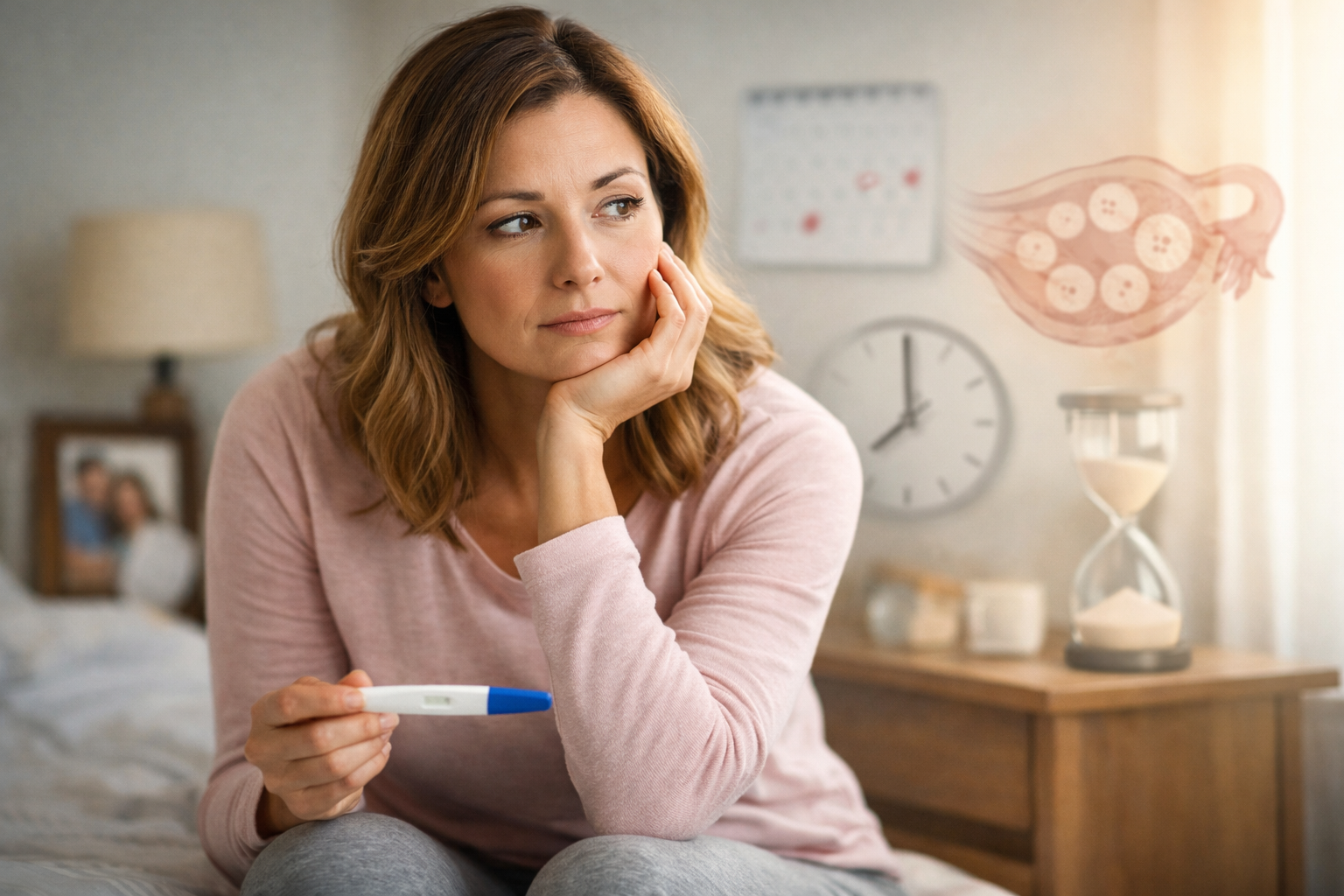 Getting pregnant after 35 may naturally take longer